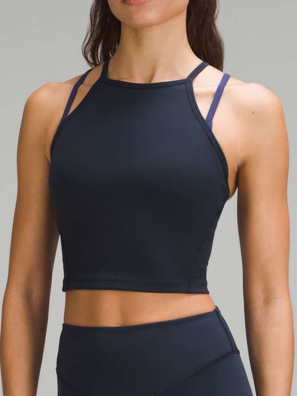 Lululemon Wunder Train High-Neck Cross-Back Tank Top